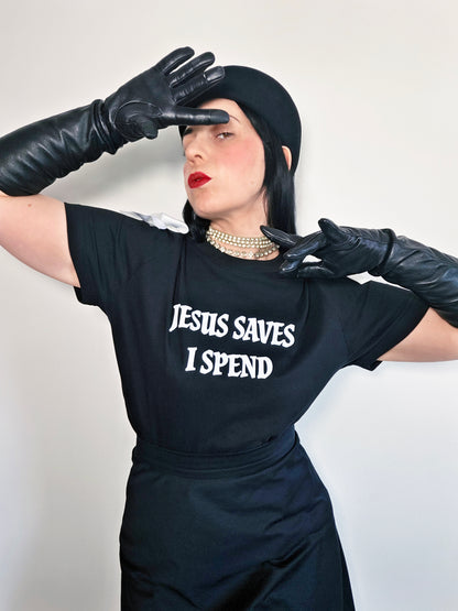 'Jesus saves' T-shirt by Odd Janko
