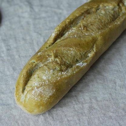 Realistic Baguette Candle Handmade Bread Loaf By Flametip