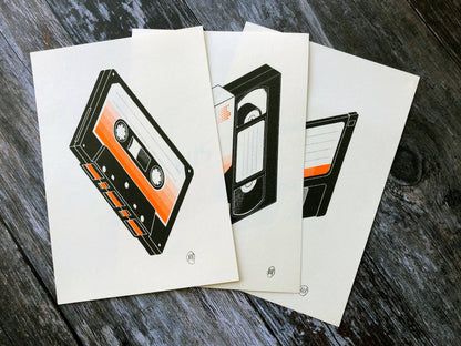 VHS Risograph By Mockup Goods