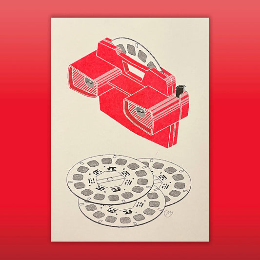 View-Master – A5 Risograph Print By Mockup Goods