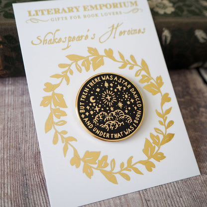 Beatrice Much Ado About Nothing Enamel by Literary Emporium