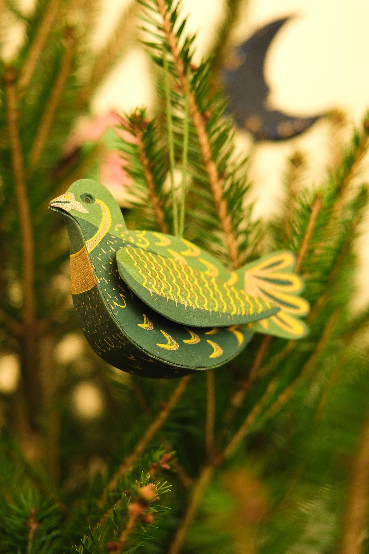 Partridge Screen-Printed Board Decoration By East End Press