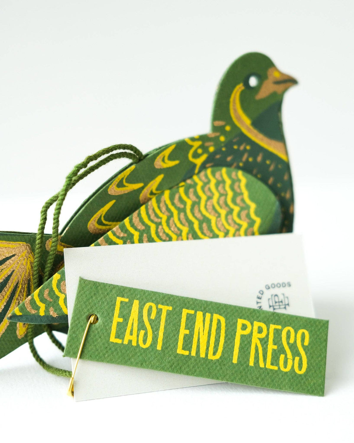 Partridge Screen-Printed Board Decoration By East End Press
