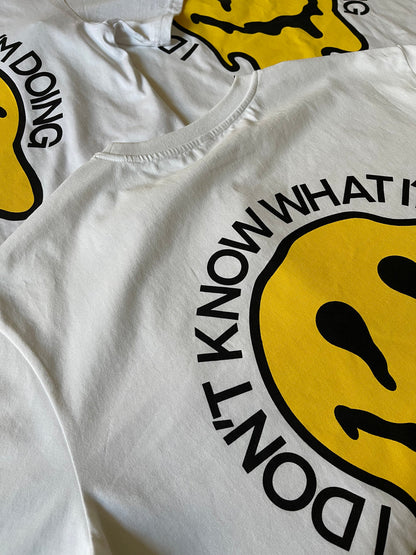 Melting Smile Graphic oversized t-shirt by My own Bohome