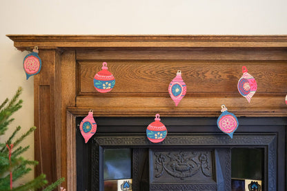 Baubles Sewn Garland By East End Press