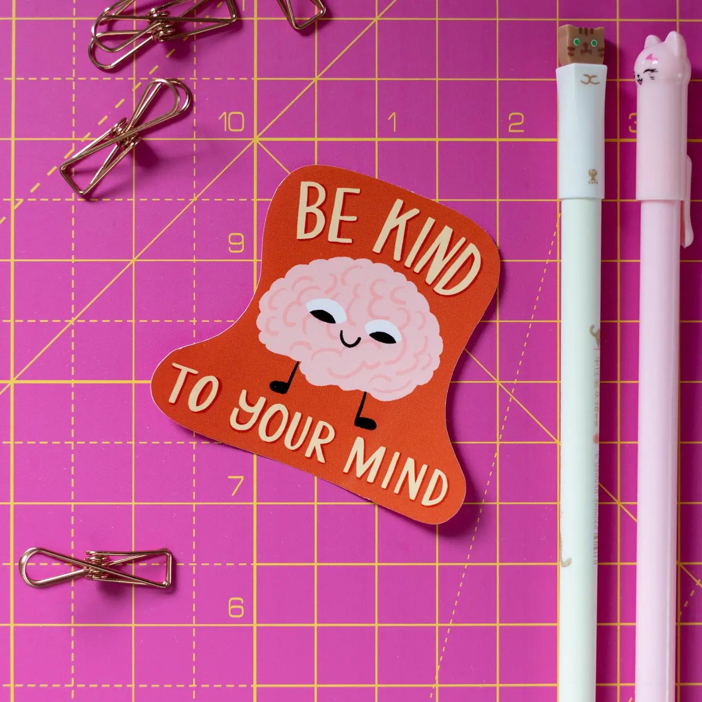 Be Kind To Your Mind Vinyl Sticker by Finest imaginary