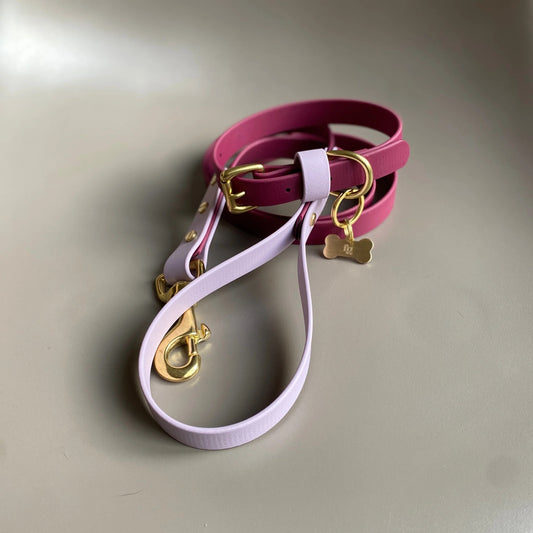 Margot Colourblock BioThane® Dog Collar By Frank's Goods