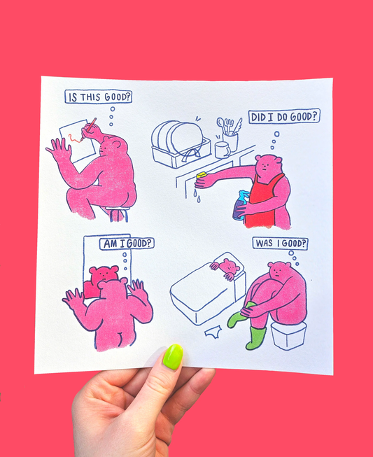 Am I Good? Print by Louise Mcfarlane