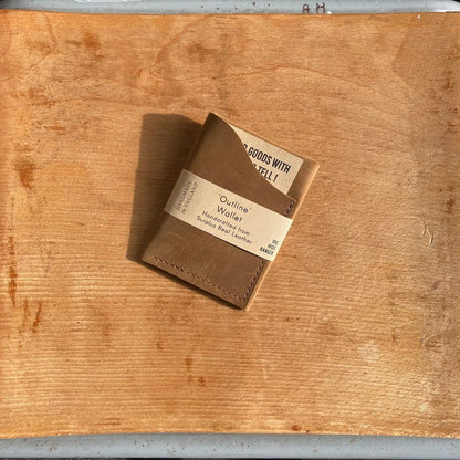 The Outline Wallet By The Hide Ranger