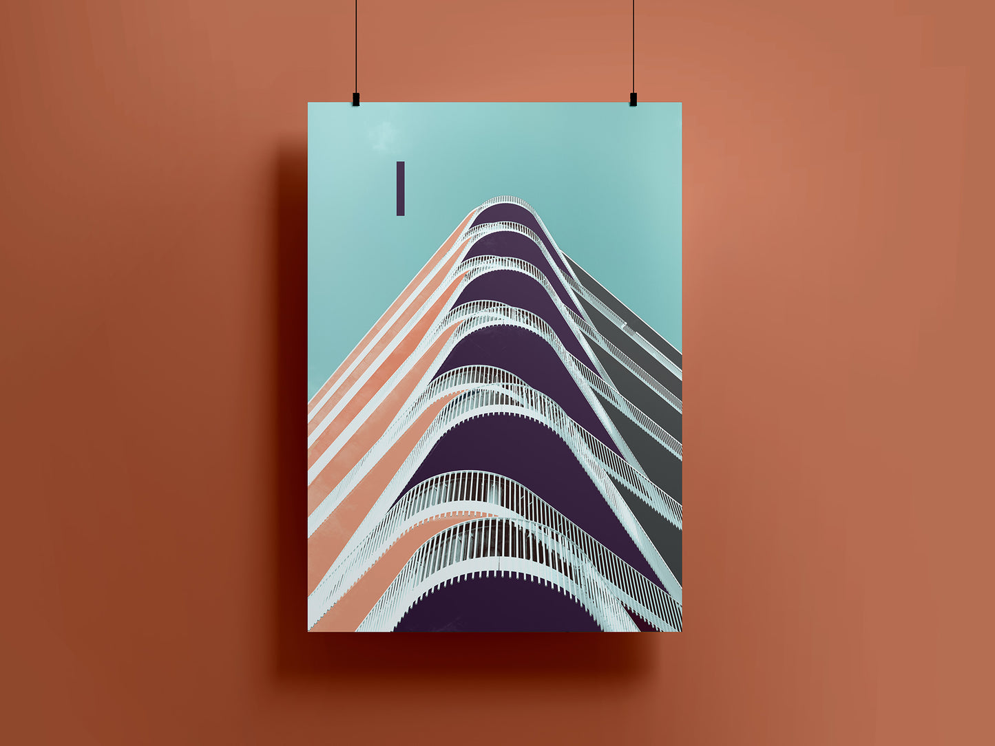 Bayside. Worthing Art Print by Basz Design