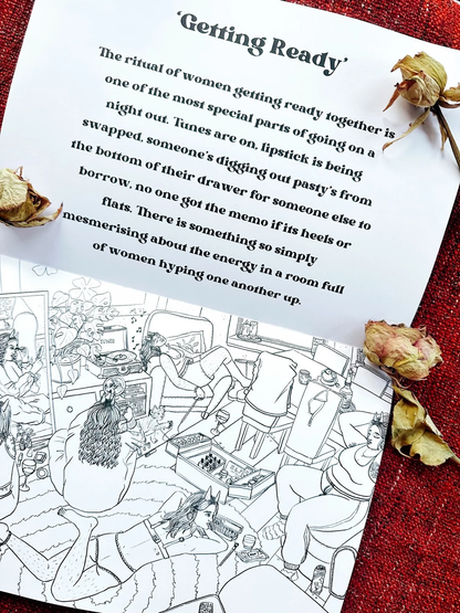 For The Girls Adult Colouring Book By Ajd Illustrates