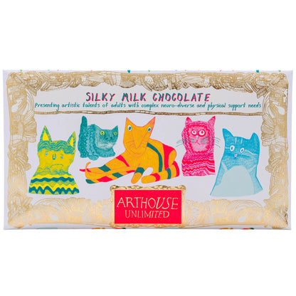 Miaow for Now, Silky Milk Chocolate Bar by ARTHOUSE