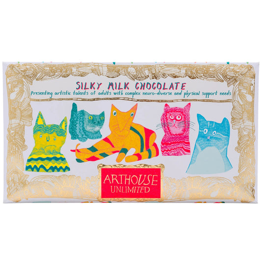 Miaow for Now, Silky Milk Chocolate Bar by ARTHOUSE
