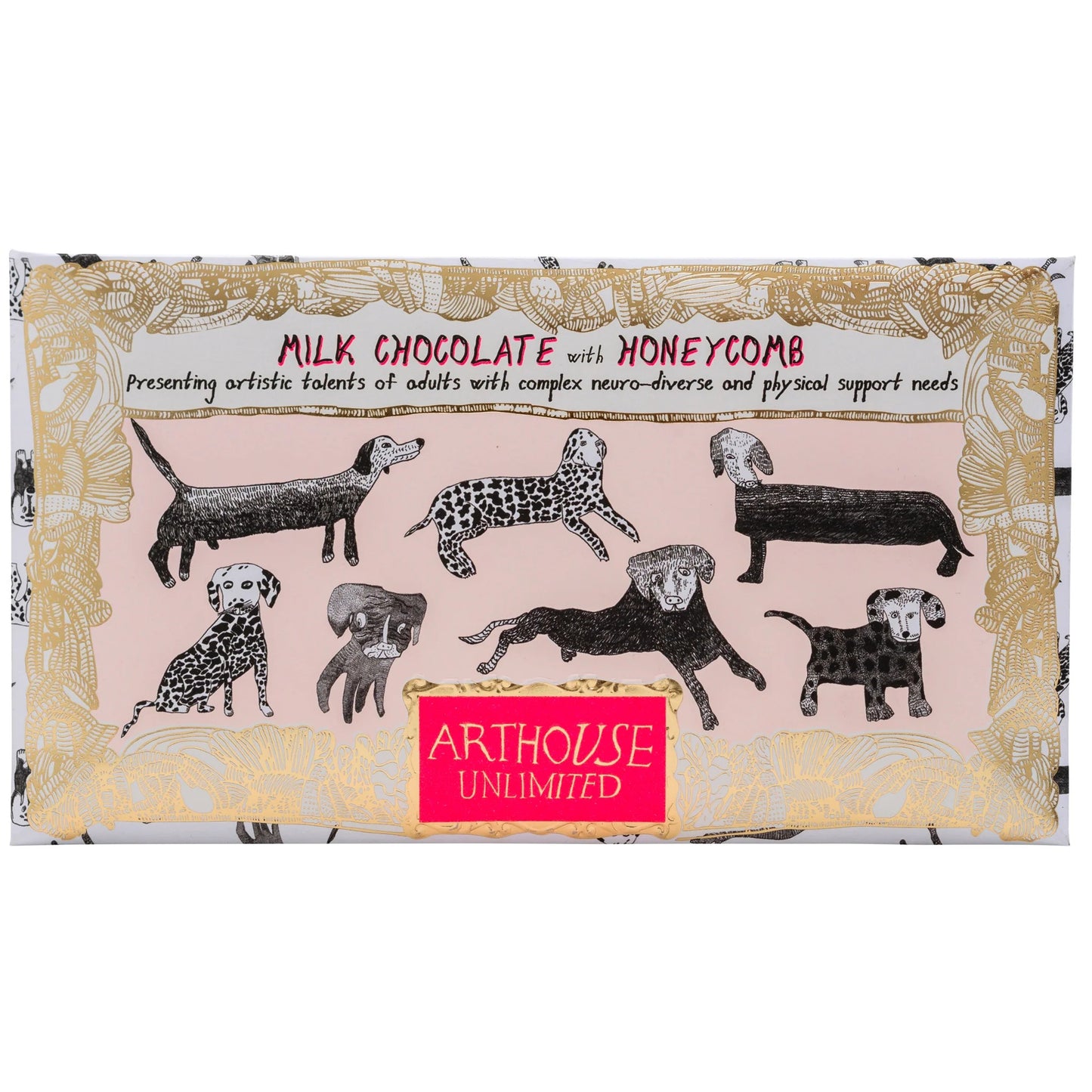 Dogalicious, Milk Chocolate Bar with Honeycomb by ARTHOUSE