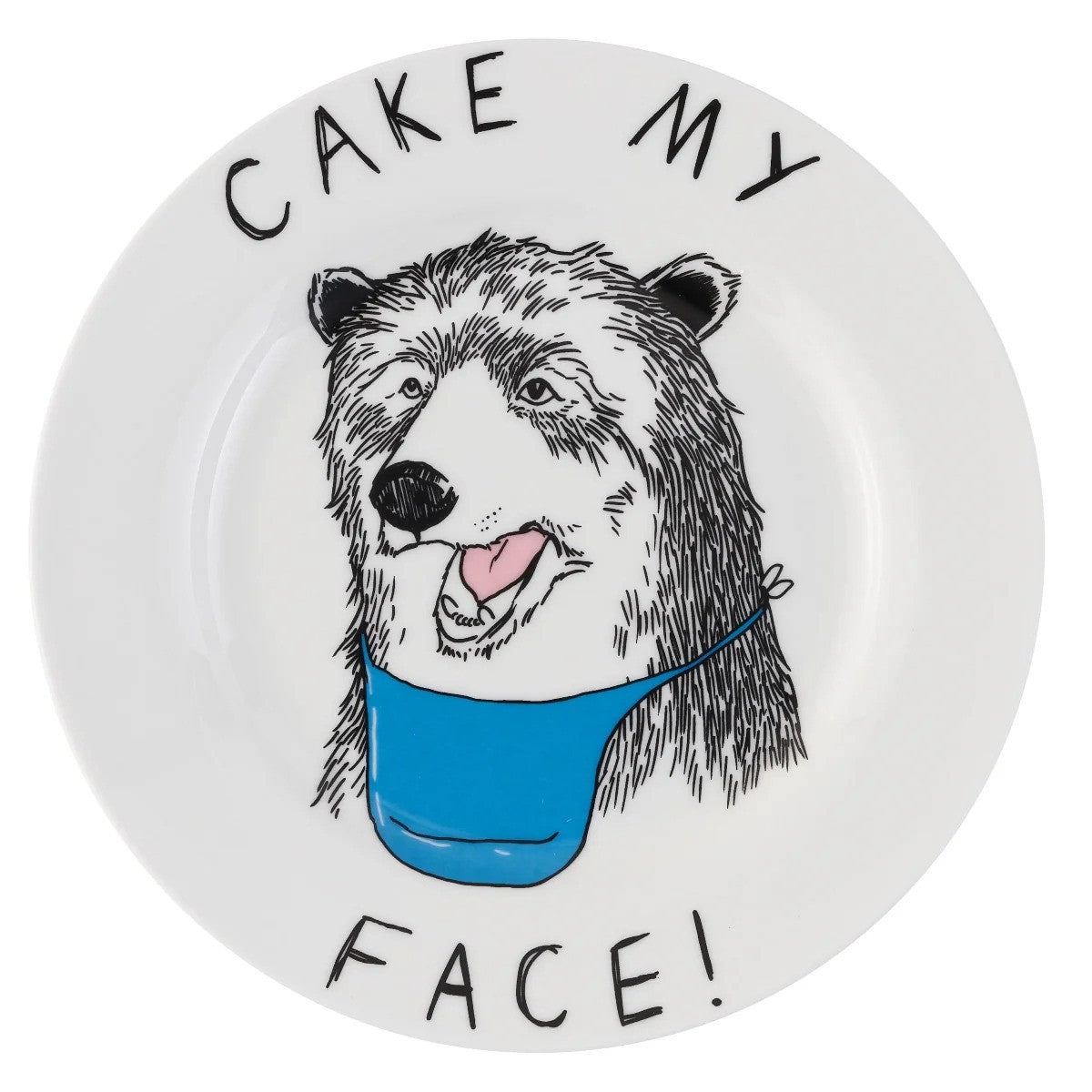 'Cake my Face' Side Plate by Jimbobart