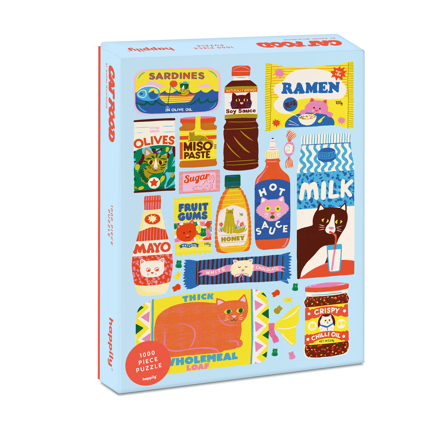 Cat Food - 1,000 Piece Jigsaw Puzzle by Happily