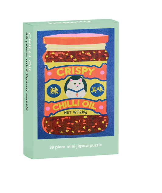 Chilli Oil - 99 Piece Mini Jigsaw Puzzle by Happily