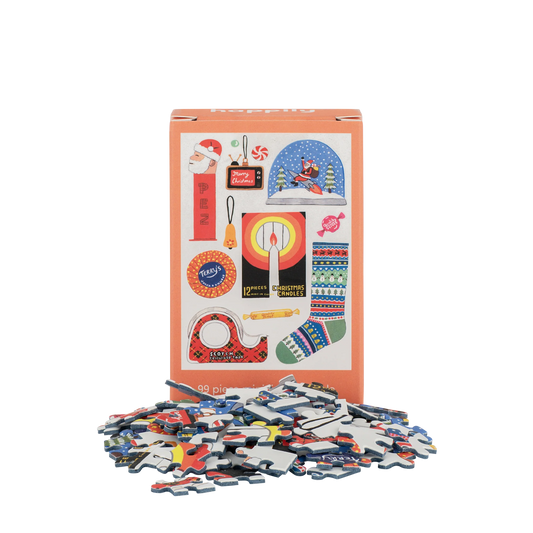 Christmas - 99 Piece Mini Jigsaw Puzzle by Happily
