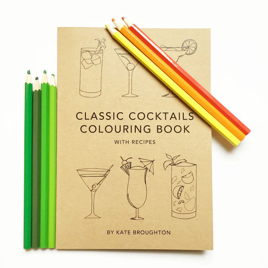 Classic Cocktails Colouring Book by Kate Broughton