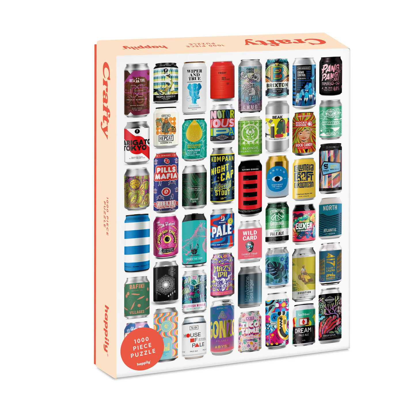Crafty - 1,000 Piece Jigsaw Puzzle by Happily