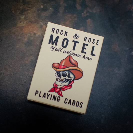 Rock And Rose Motel Playing Cards by Rock And Rose Motel