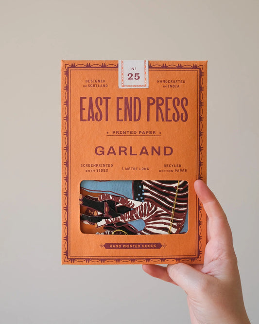 Safari Animals Sewn Garland by East End Press