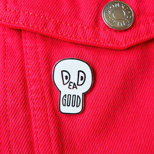 Dead Good Enamel Pin by Hello Dodo