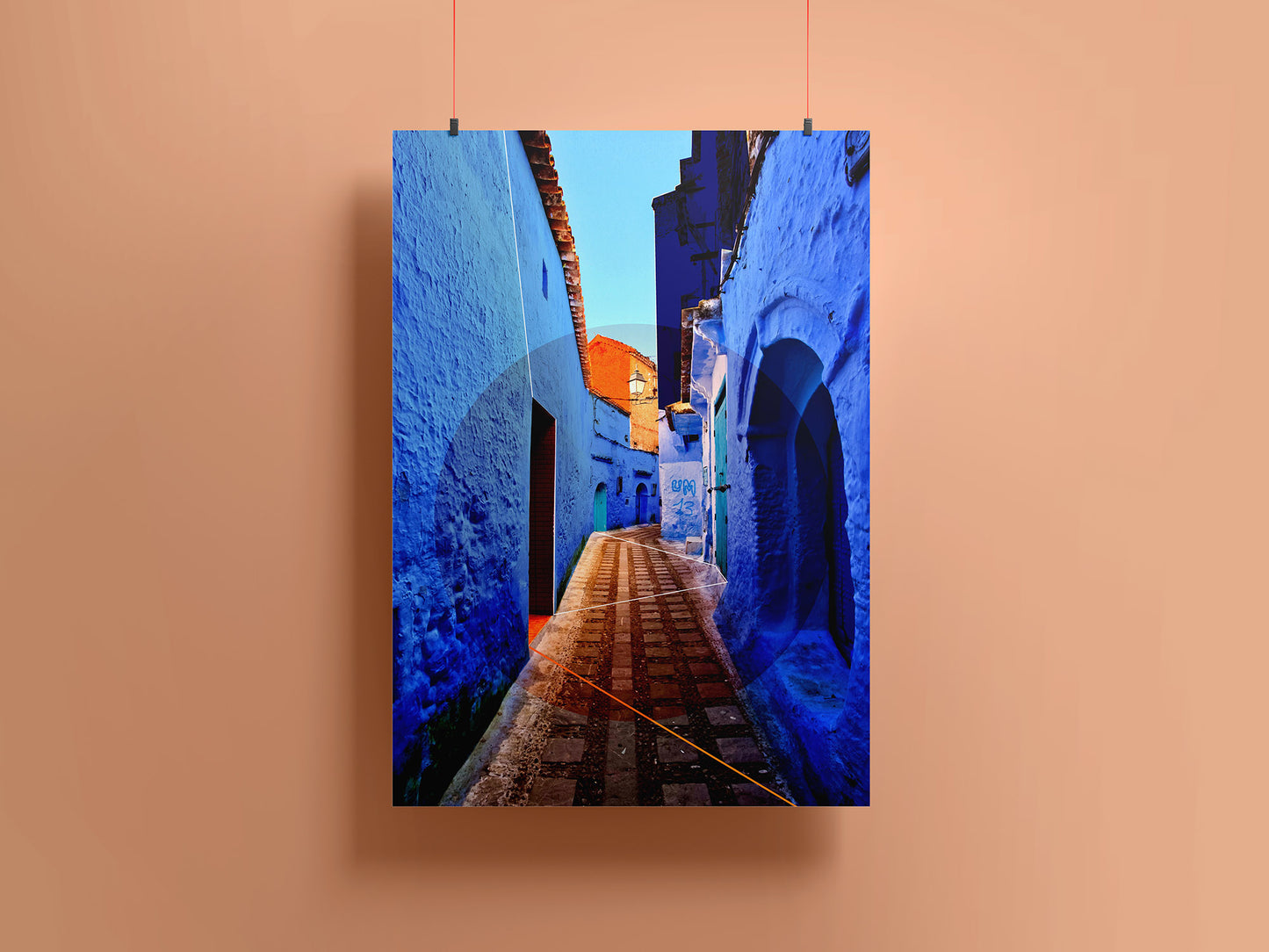 The Door, Chefchaouen, Morocco. Photography And Graphic Art Print by Basz Design