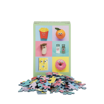 Foodies - 99 Piece Mini Jigsaw Puzzle by Happily