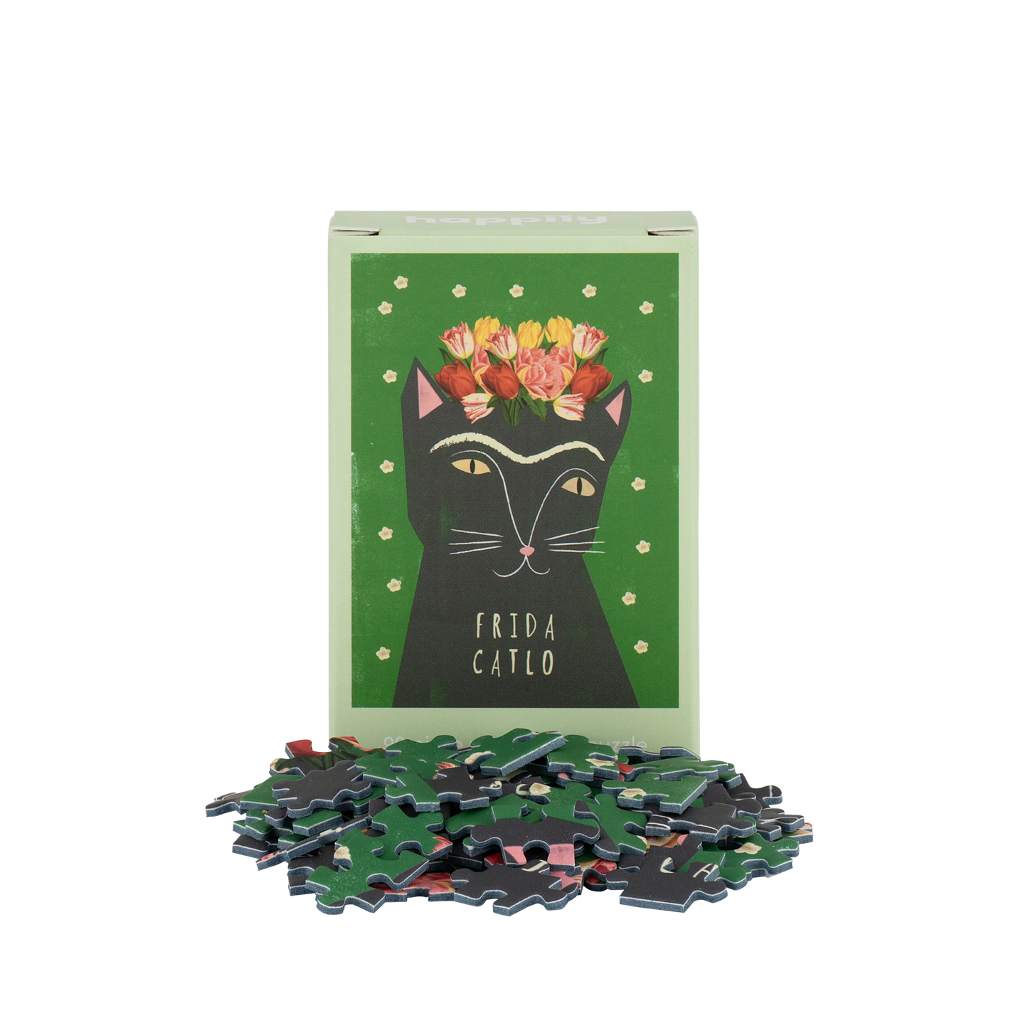 Frida Catlo - 99 Piece Mini Jigsaw Puzzle by Happily
