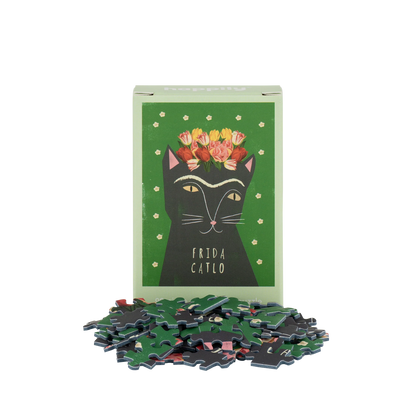 Frida Catlo - 99 Piece Mini Jigsaw Puzzle by Happily