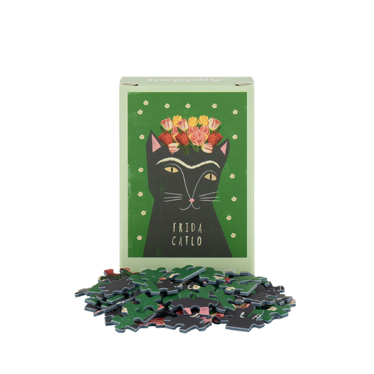 Frida Catlo - 99 Piece Mini Jigsaw Puzzle by Happily