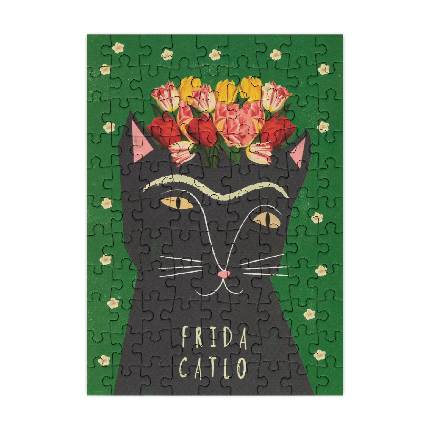 Frida Catlo - 99 Piece Mini Jigsaw Puzzle by Happily