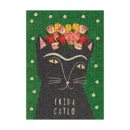 Frida Catlo - 99 Piece Mini Jigsaw Puzzle by Happily
