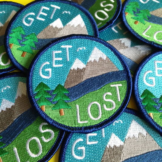 Get Lost Iron On Patch by Hello Dodo