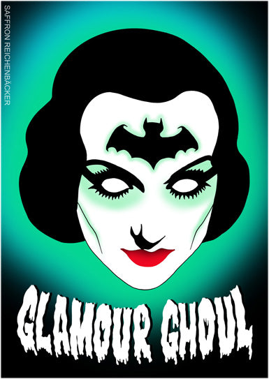 Glamour Ghoul II Print By Saffron Reichenbacker