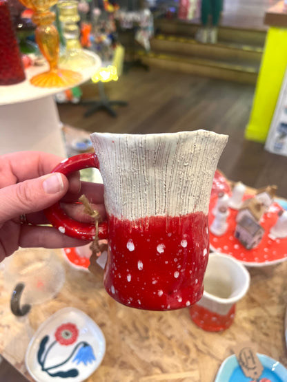 Toadstool Ceramic Mug By Pixies Pottery