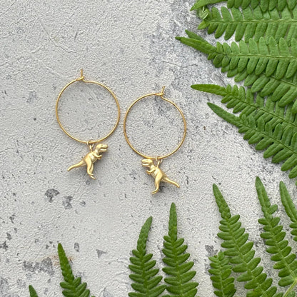 Dinosaur T-Rex Earrings By My New Fave