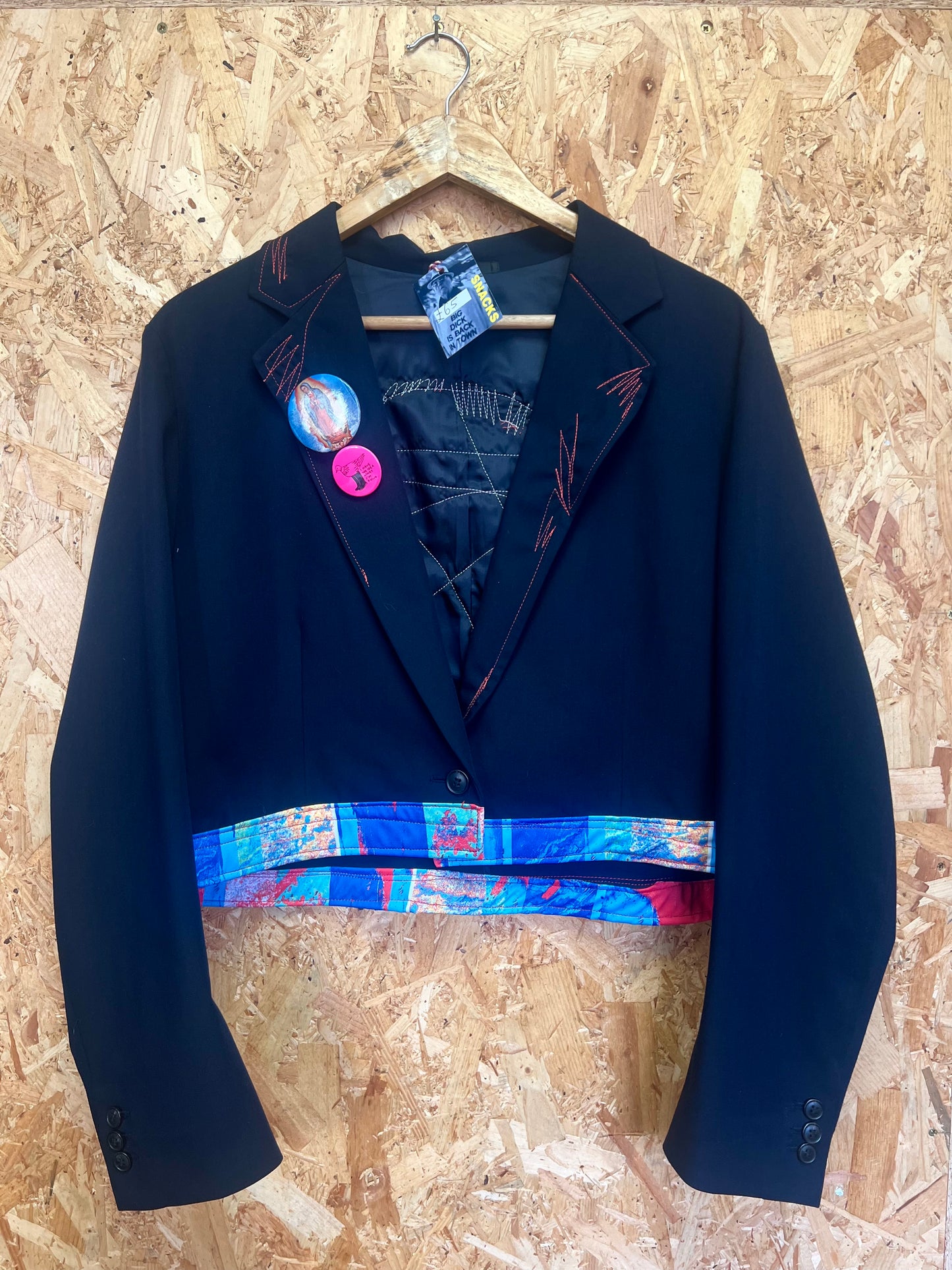 Upcycled Cropped Blazer s by Snacks