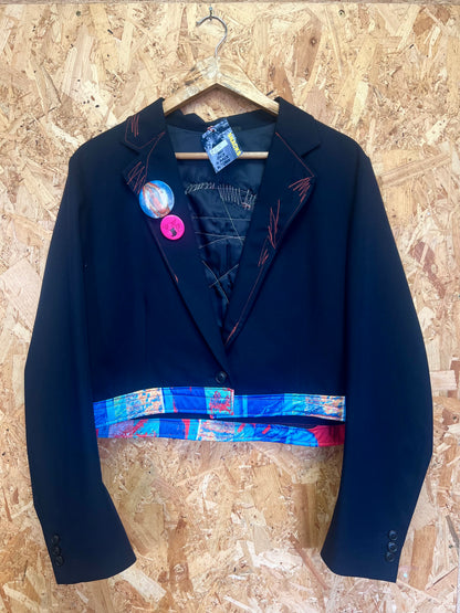 Upcycled Cropped Blazer s by Snacks