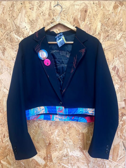 Upcycled Cropped Blazer s by Snacks