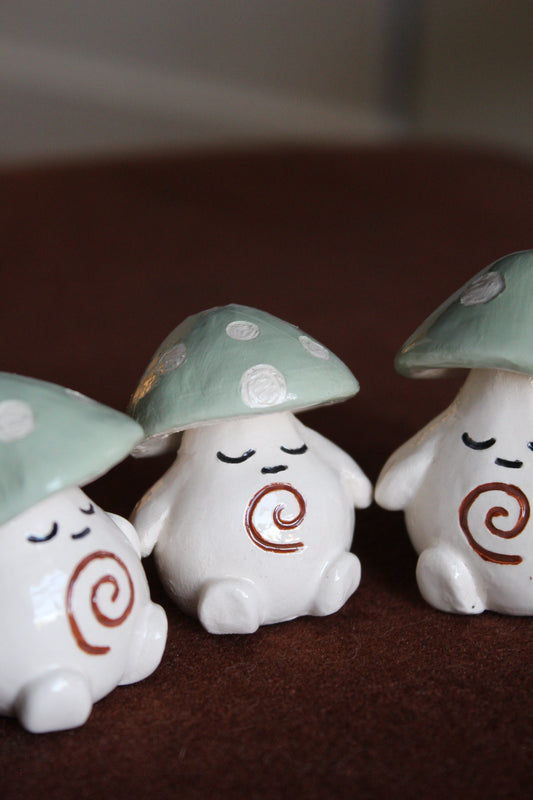 Ceramic Mushroom handmade Funguy by Studio Pastel