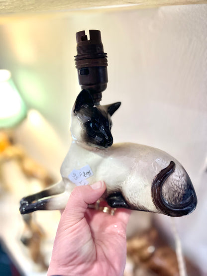 Vintage Siamese Cat Lamp by Lost & Foundry