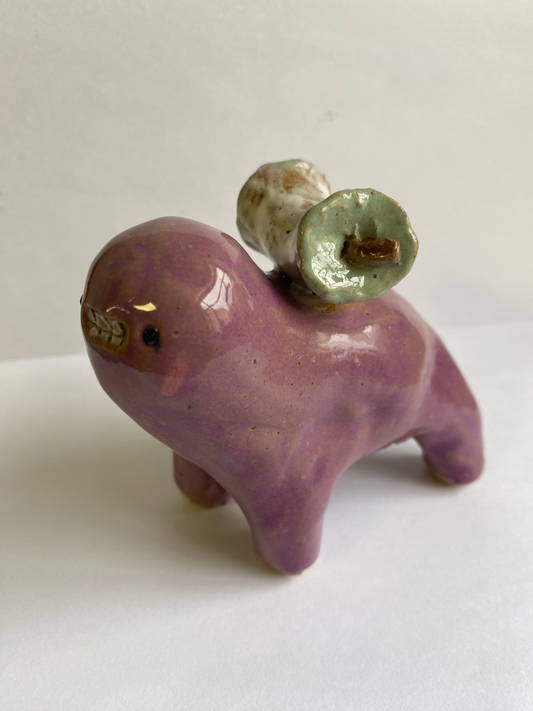 Ceramic Apple Teethie by Rebecca Edelmann ceramics