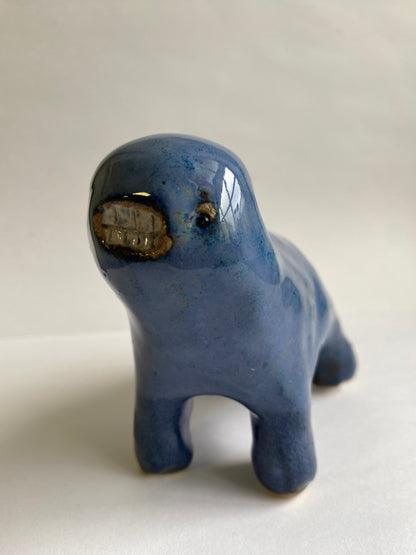 Ceramic Blue Teethie by Rebecca Edelmann ceramics