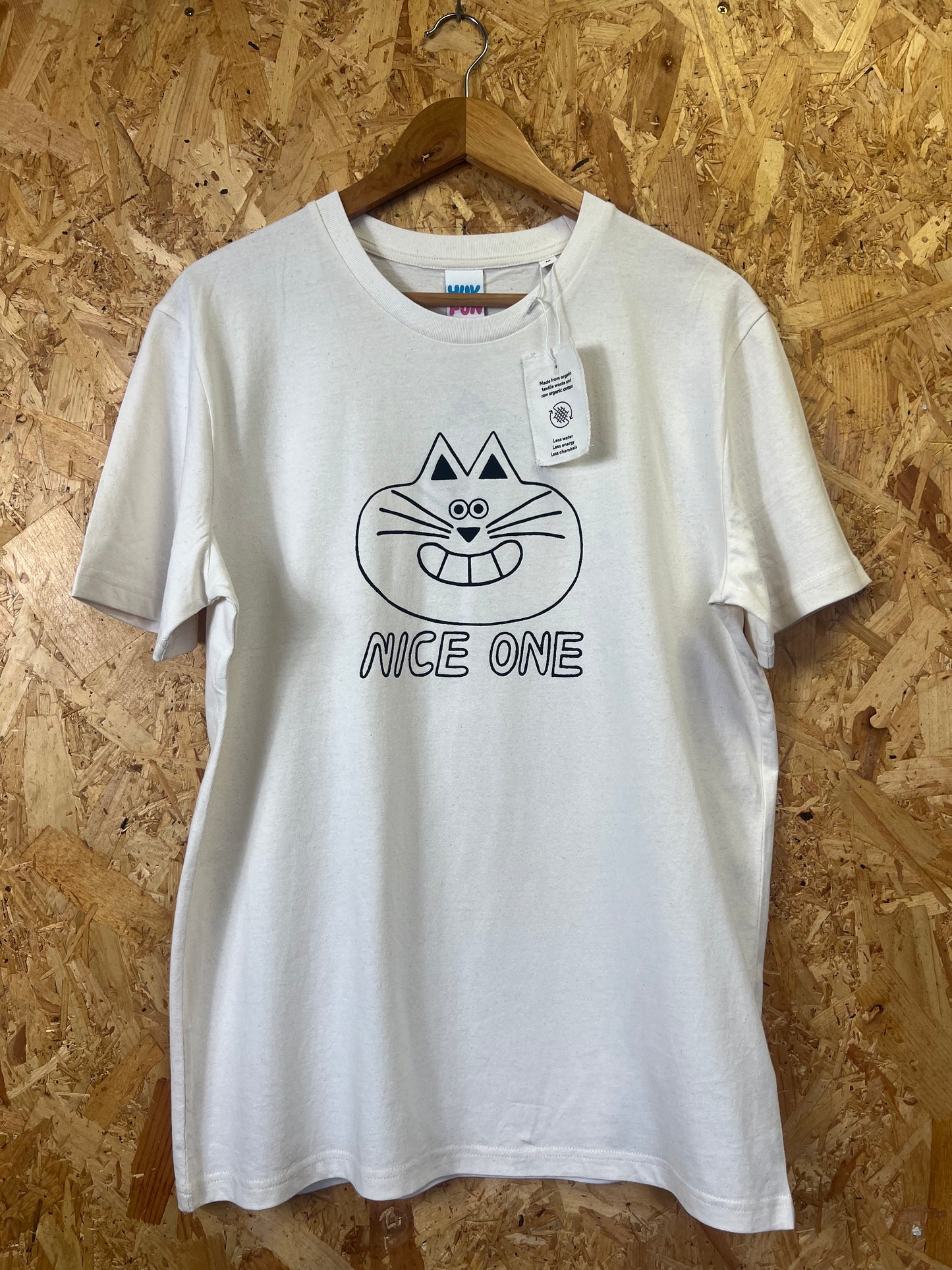 Nice One T-Shirt in Grey By YUK FUN
