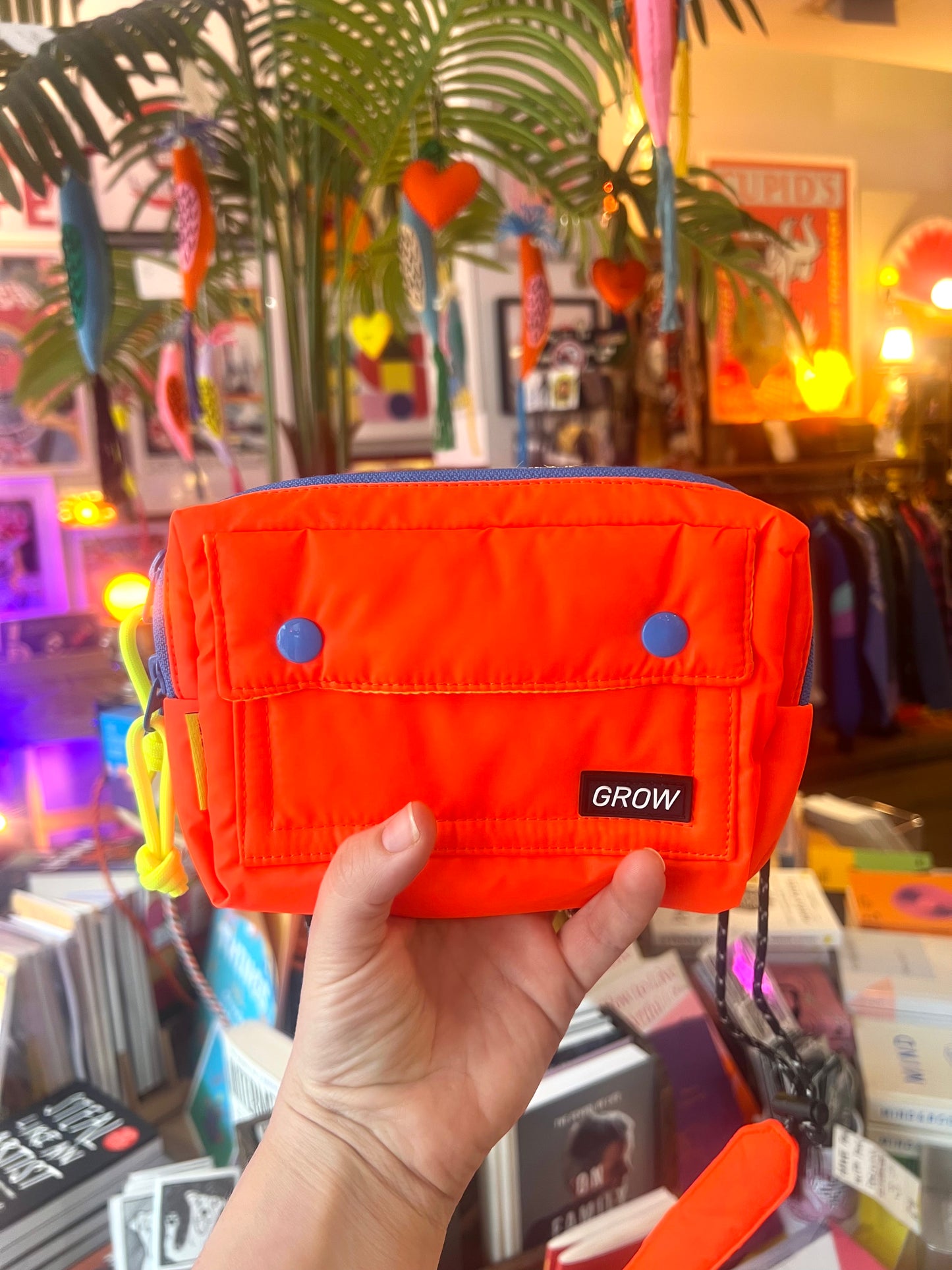 Colourful Travel Pouch, Crossbody Organizer By Grow