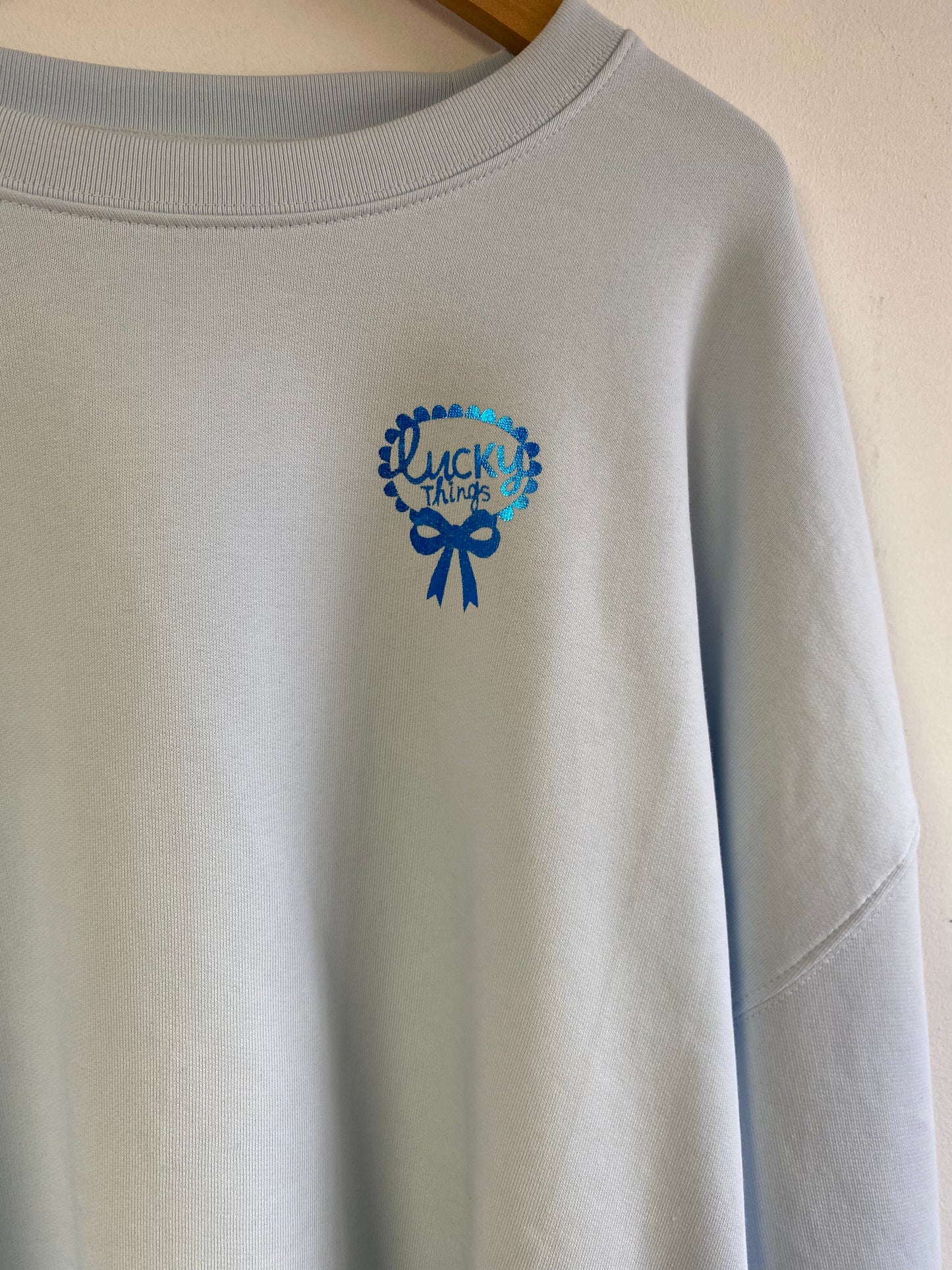 Lucky Things Baby blue Sweatshirt by Bella&Phoenix