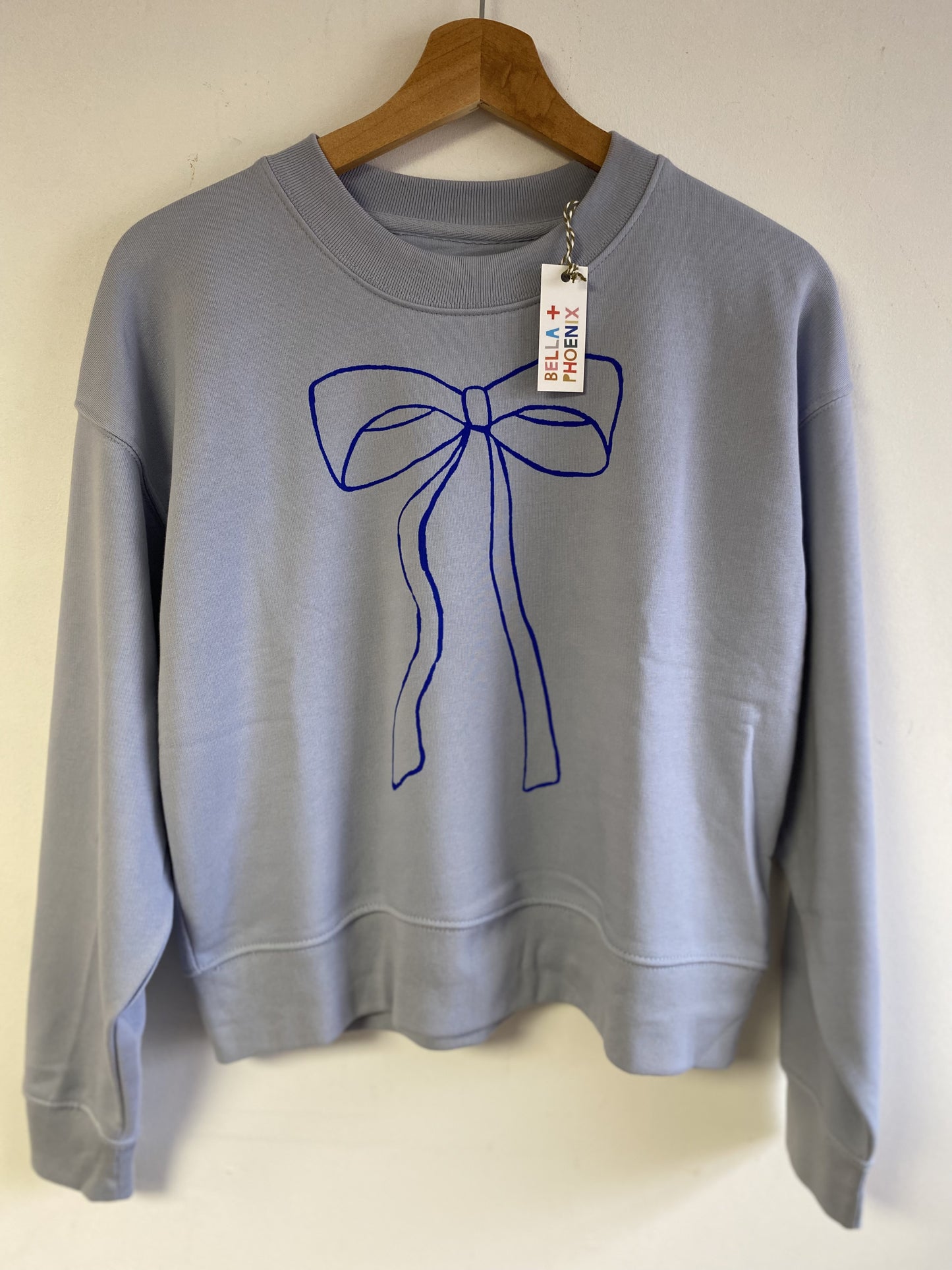 Bow Blue Sweatshirt by Bella&Phoenix