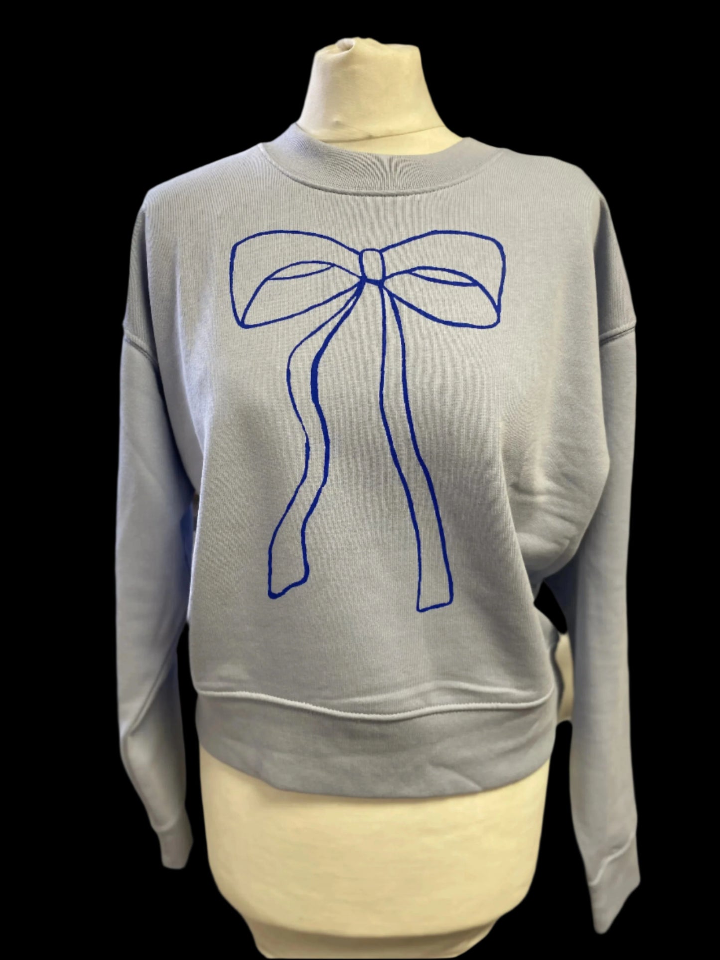 Bow Blue Sweatshirt by Bella&Phoenix